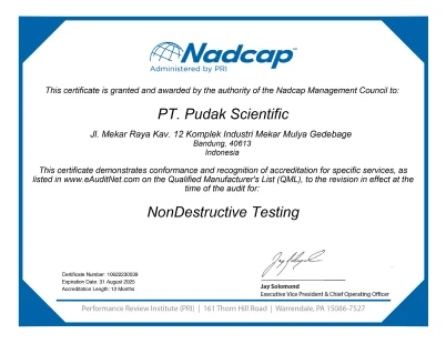 Nadcap NDT Certification